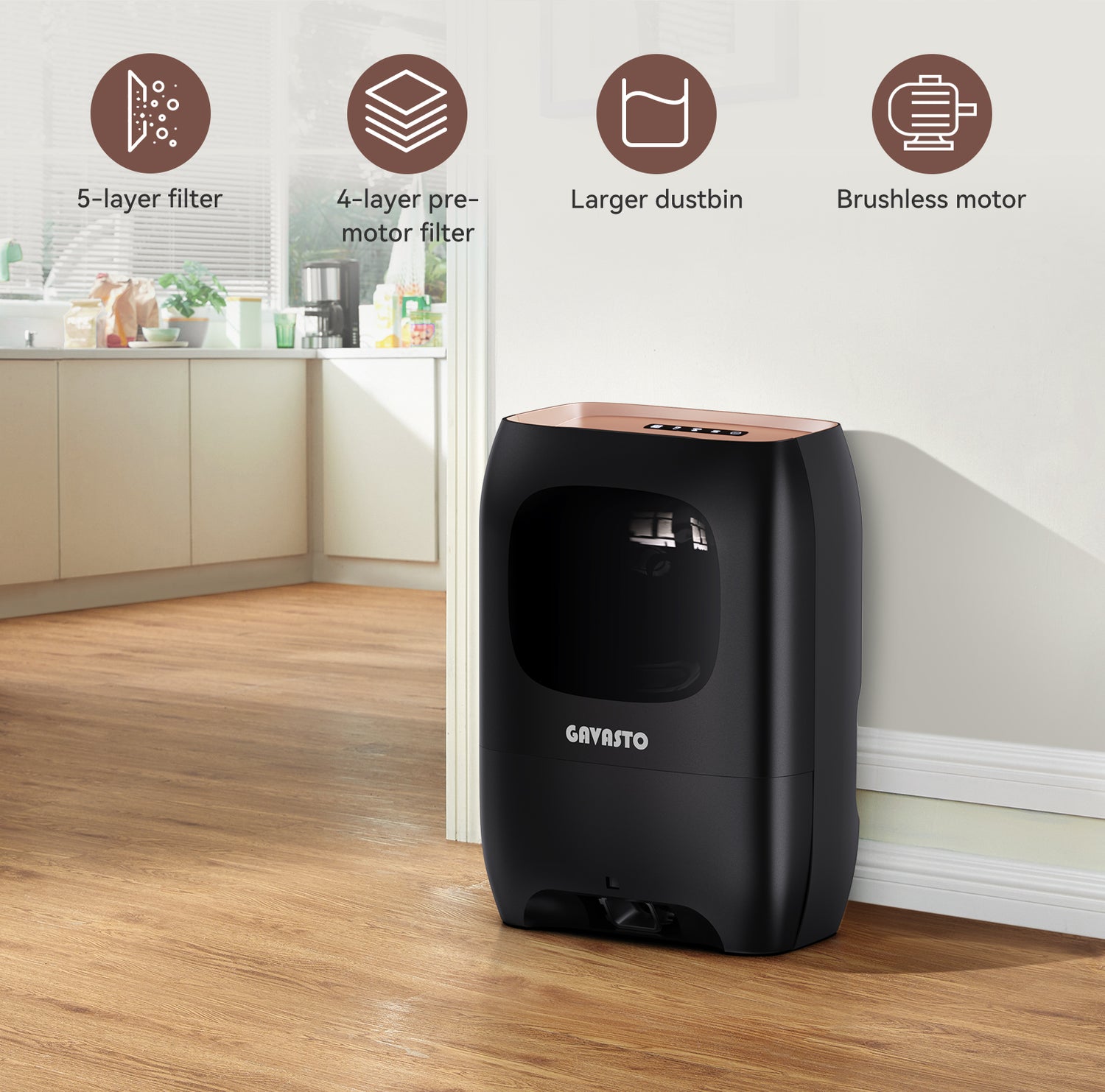 Pro Touchless Vacuum Automatic Dustpan - Ultra Fast & Powerful- for Sw ...